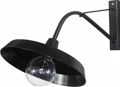 Heronia Aplika Exoterikou Xorou Plastiko/Metallo W-45 U.S GAS Mavro E27 37X63X42cm 32-0029
