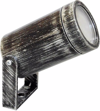 Heronia Σπότ Εξωτερικού Χώρου Πλαστικό C-06 Ασημί GU10 LED 6Χ6,8Χ15cm 15-0130