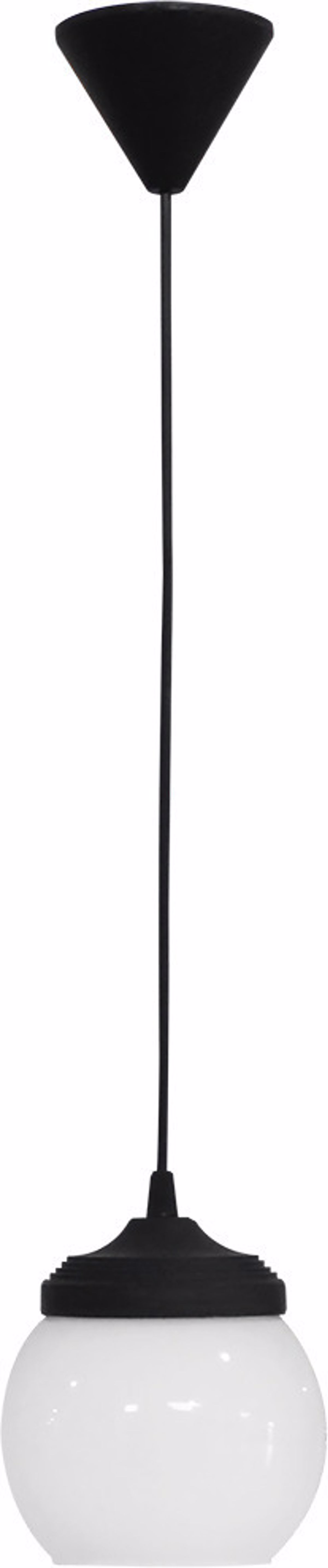 Heronia Kremasto Fotistiko Exoterikou Xorou Plastiko/Gyali AP-15K Mavro/Lefko E27 14X100cm 11-0233