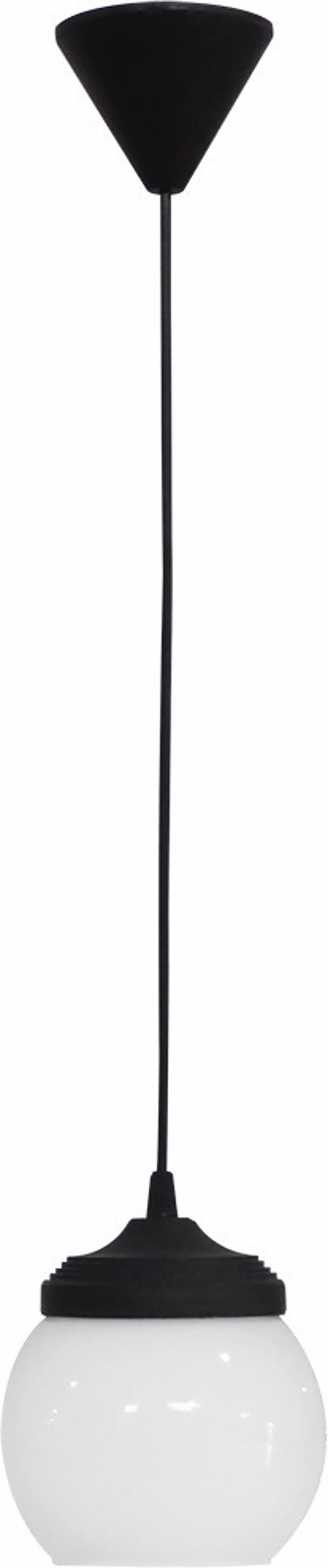 Heronia Kremasto Fotistiko Exoterikou Xorou Plastiko/Gyali AP-15K Mavro/Lefko E27 14X100cm 11-0233