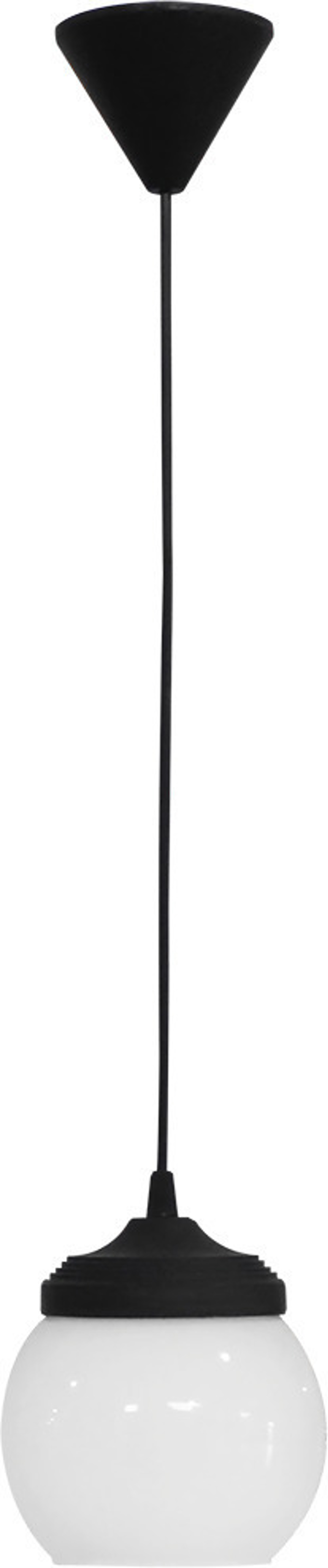 Heronia Kremasto Fotistiko Exoterikou Xorou Plastiko/Gyali AP-15K Mavro/Lefko E27 14X100cm 11-0233