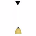 Heronia Kremasto Fotistiko Orofis OVO 1/L Monofoto Plastiko Meli/Mavro E27 F14x80cm 35-0051