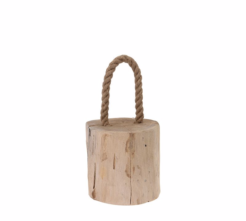 Zaros Doorstop apo Kormo Teak & Naftiko Sxoini 17cm HE219