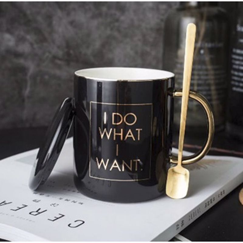 ILIADIS KERAMIKI KOuPA 'I DO WHAT I WANT' ME KOuTALI KAI KAPAKI 9X11ek 76168
