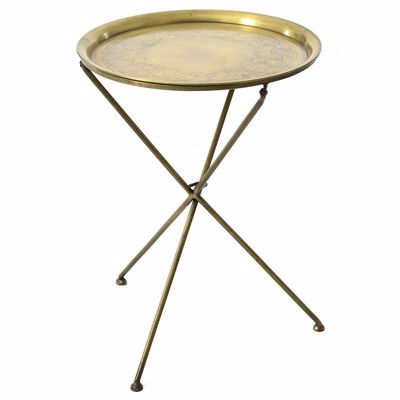 ILIADIS ΤΡΑΠΕΖΑΚΙ ΑΠΟ ΟΡΕΙΧΑΛΚΟ 48x48x65EK 76870