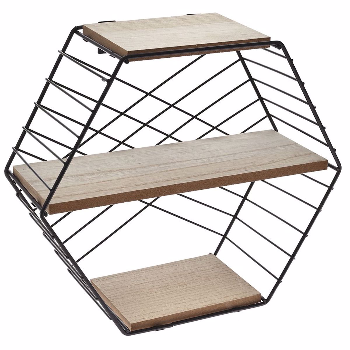 Iliadis Metalliki Basi Toixou me Xulina Rafia 28X11X25 ek 77557