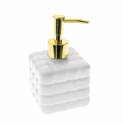Iliadis Λευκό Dispenser Μπάνιου 8X8X14εκ 77816