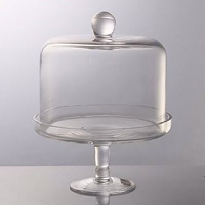 Iliadis Γυάλινη Τουρτιέρα με Καπάκι Φ20x27cm 81025