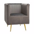 Iliadis Poluthrona Beloudini Ggri me Xrusa Metallika Podia 69x73x80cm 84937