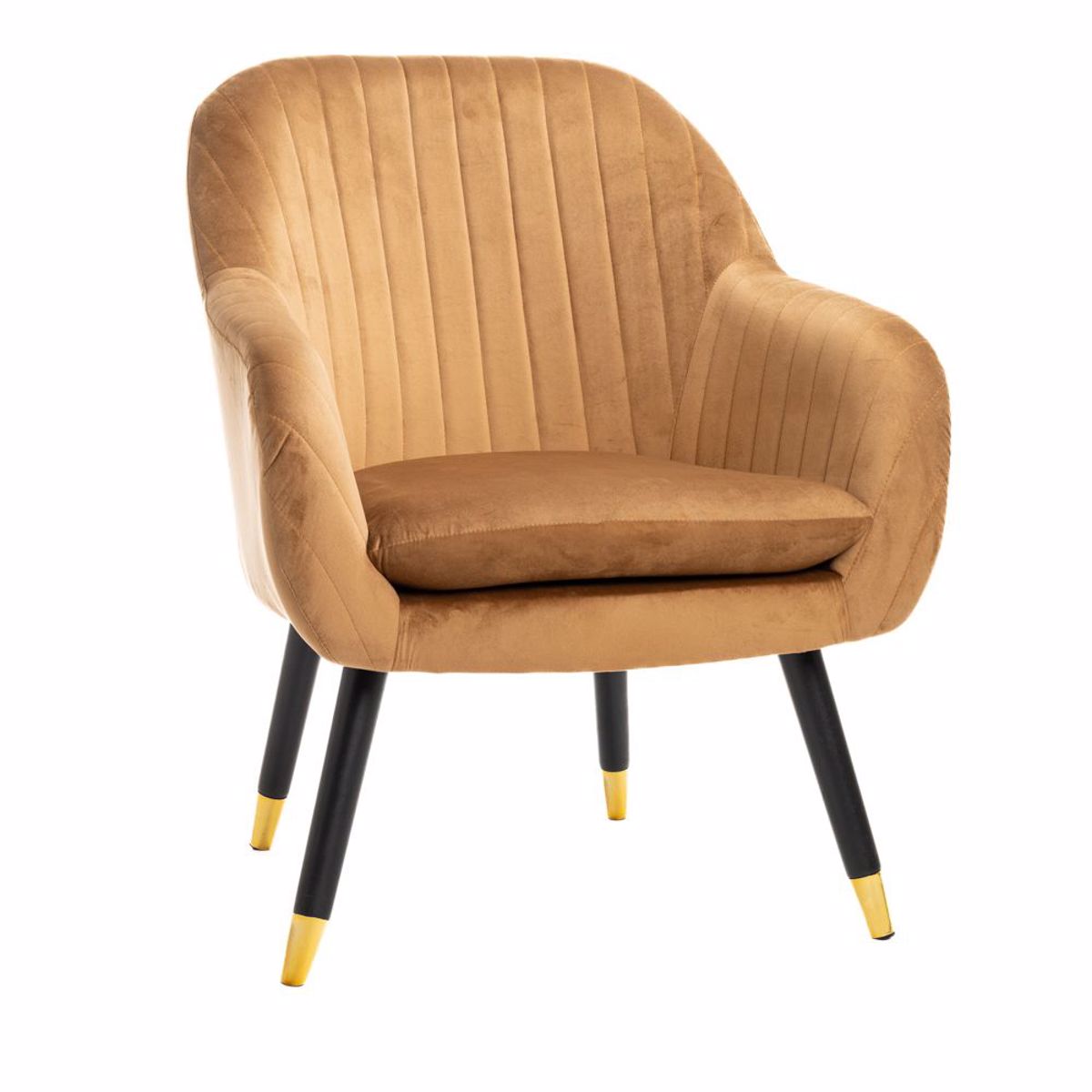 Iliadis Poluthrona Beloudini Kafe me Mavra Xulina Podia 65x73x83cm 84941