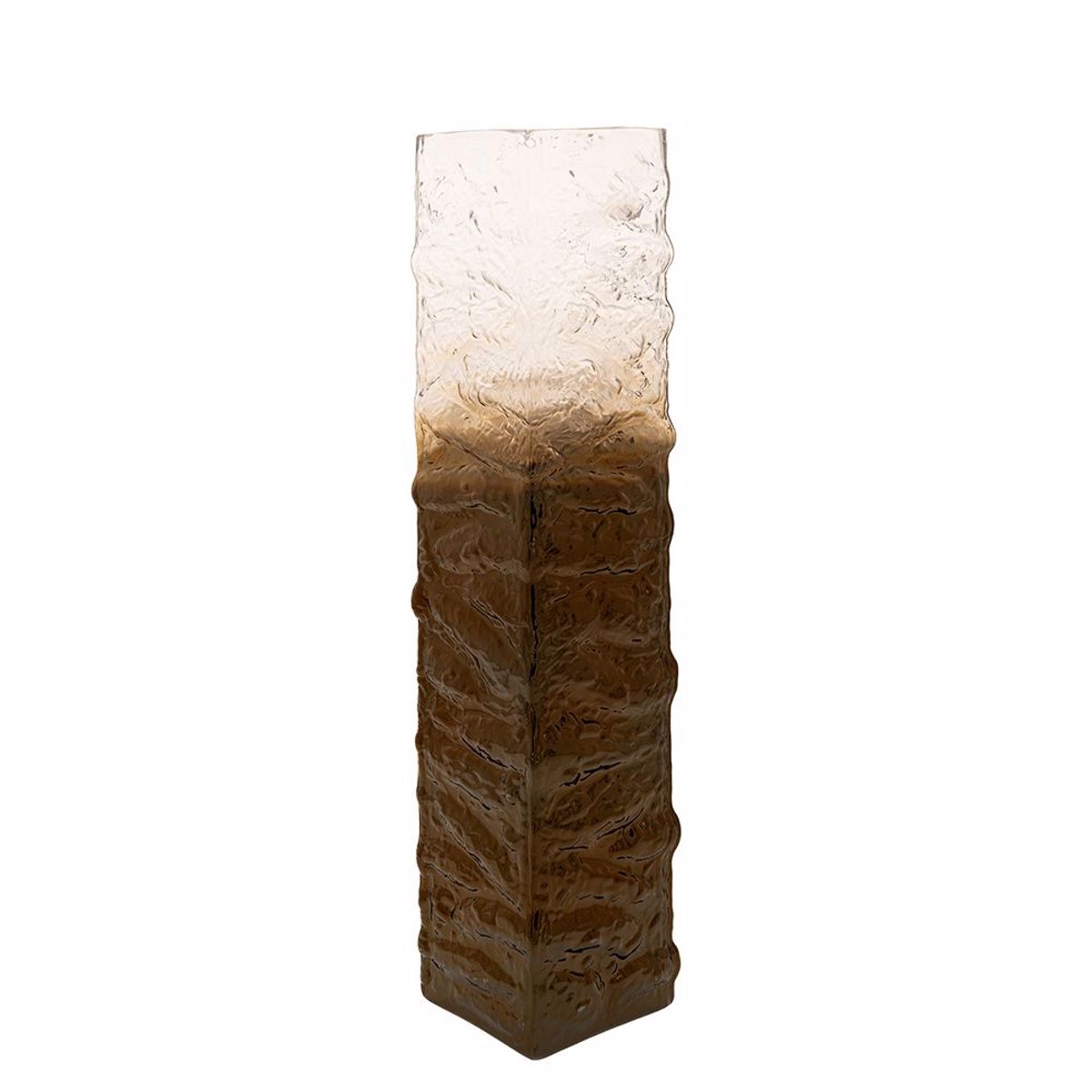 Iliadis Bazo Gyalino Kafe/Diafano Tetragno 10.5x10.5x50cm 84950