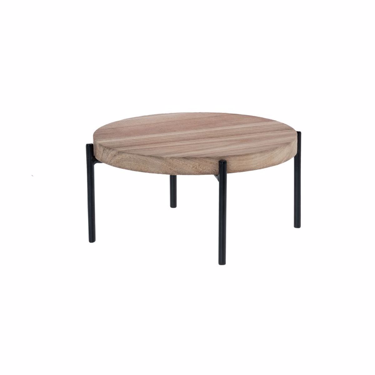 Iliadis Mavro Metalliko Stand me Stronguli Xulini Epifaneia F20x10cm 85199