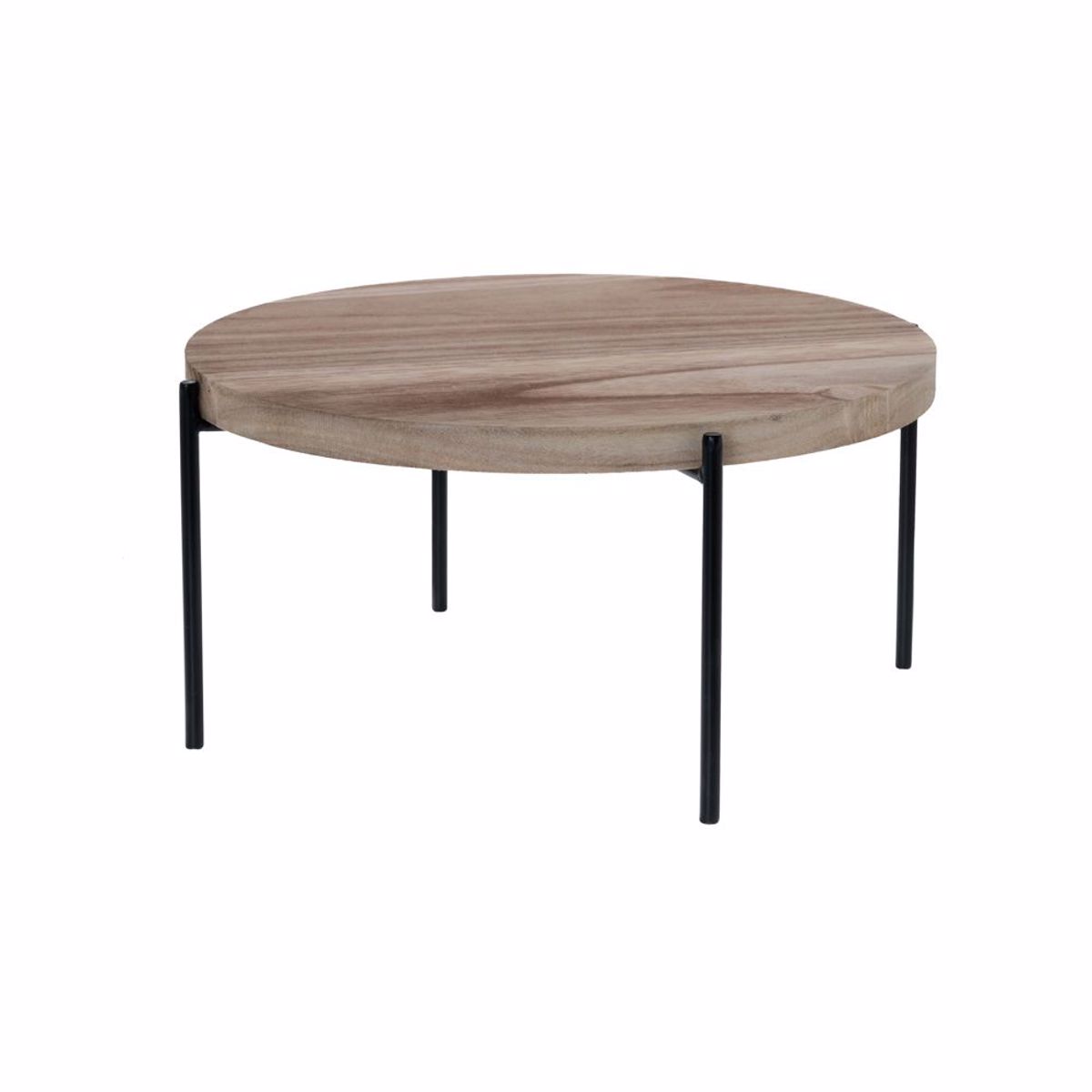 Iliadis Mavro Metalliko Stand me Stronguli Xulini Epifaneia F30x15cm 85200