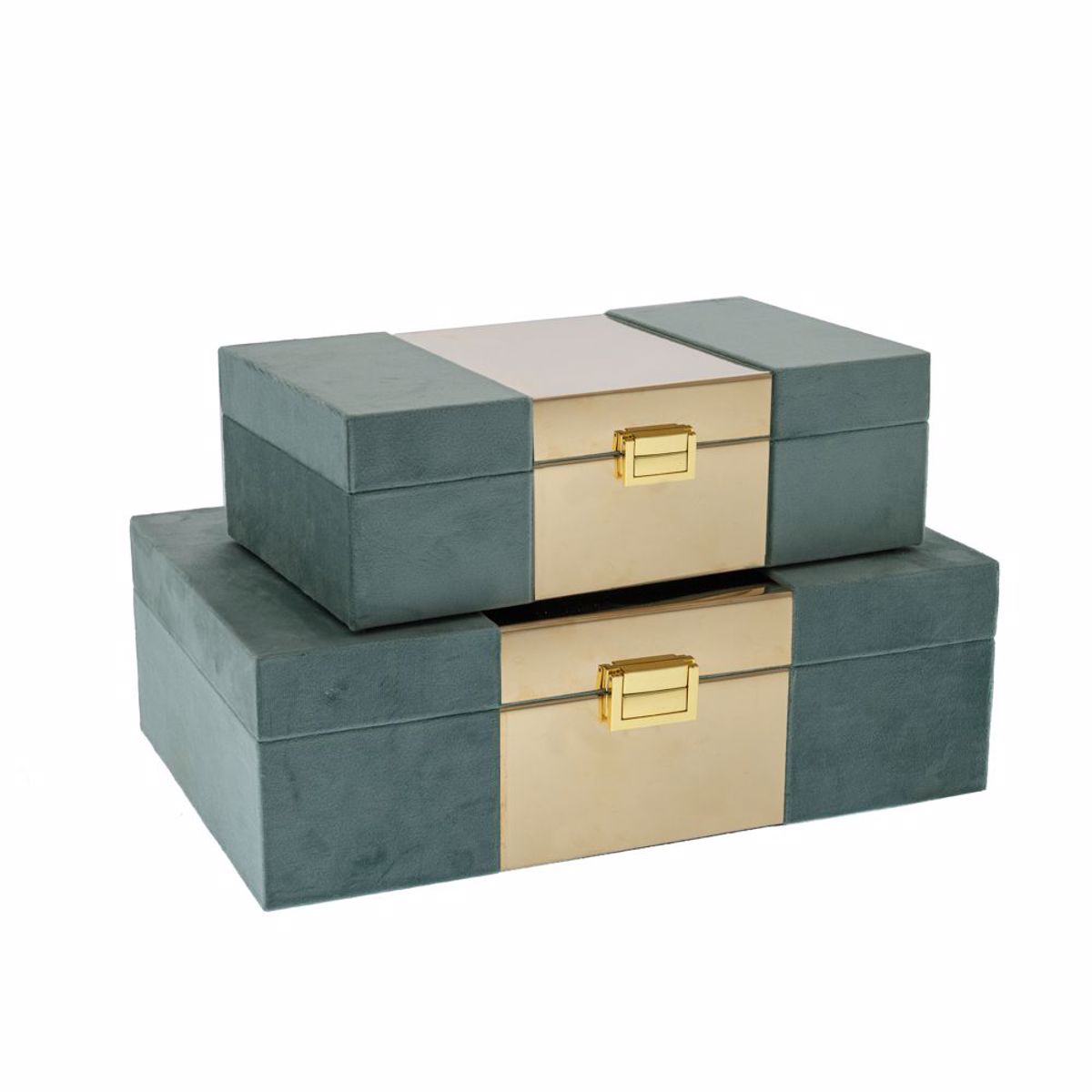 Iliadis Set ton 2 Beloudina Koutia Beraman me Xruses Leptomereies 31.5x21x10.5cm 85324
