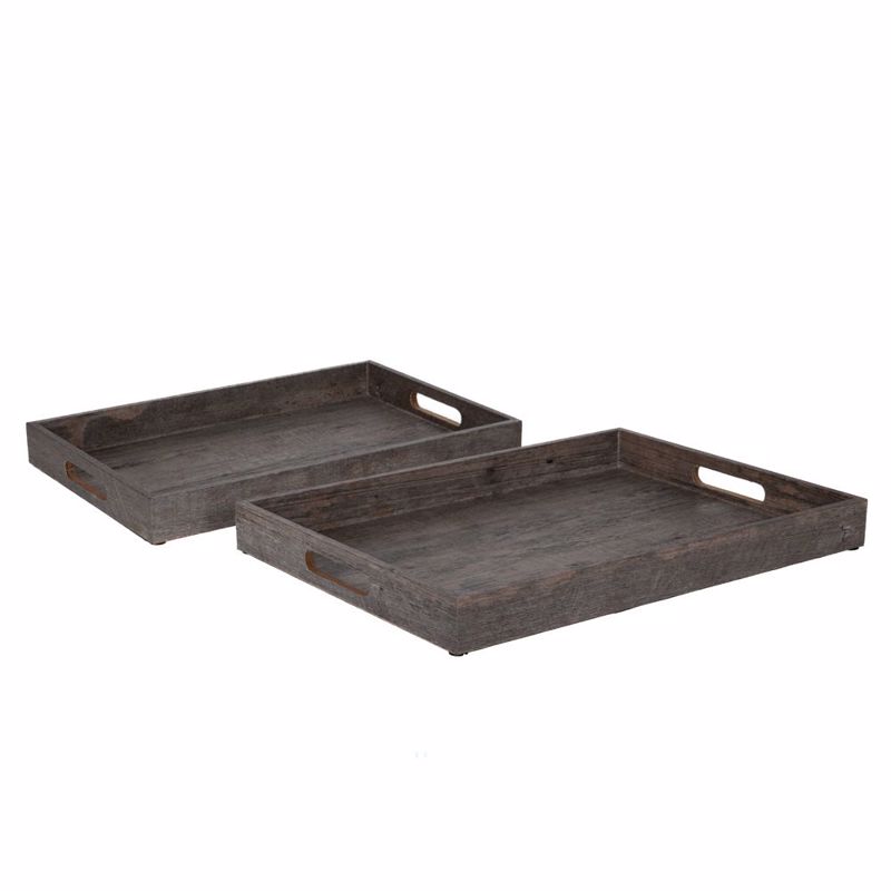 Iliadis Set ton 2 Diskos Xulinos Ggri 48x34x4.5cm/44x30x4.5cm 85328
