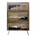 Inart Komodino Xulino Natural/Mavro 37X38X60 3-50-686-0002