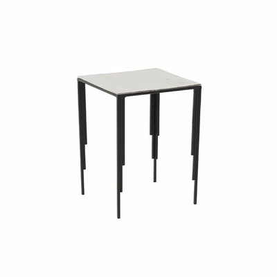 Inart Ζιγκόν Αλουμινίου Ασημί Μαύρο 31.5X31.5X43 (Μεγεθος: Small) 3-50-754-0007-S