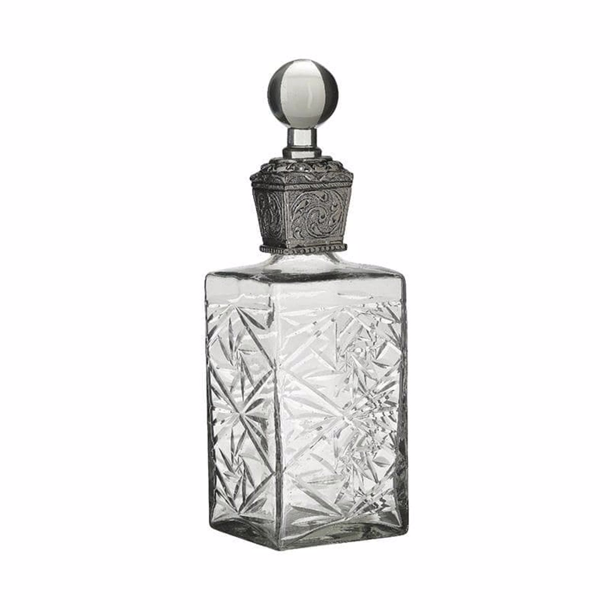 Inart Karafa Gyalini/Metalliki Asimi/Diafani 10X10X31 3-70-085-0197