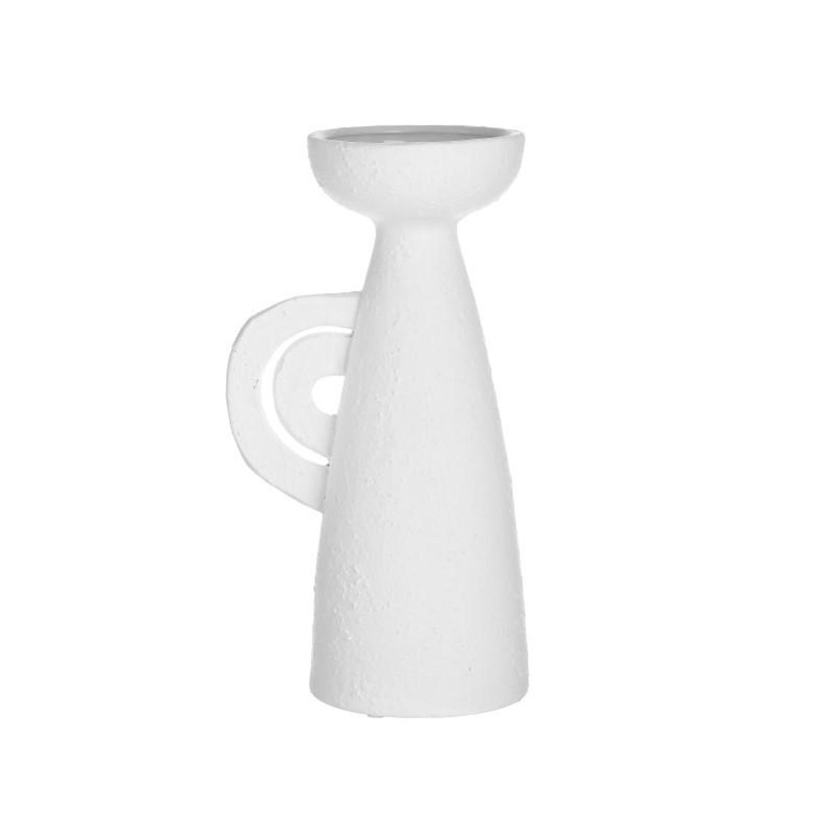 Inart Bazo Keramiko Lefko F15x30cm 3-70-266-0070