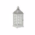 Inart Fanari Xulino Metalliko Lefko 24x24x62cm (Megthos: Small)