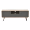 Inart Epiplo Tv Melaminis Natural/Ggri 120X39X45 6-50-308-0016