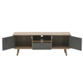 Inart Epiplo Tv Melaminis Natural/Ggri 120X39X45 6-50-308-0016