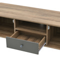 Inart Epiplo Tv Melaminis Natural/Ggri 120X39X45 6-50-308-0016