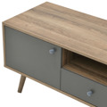 Inart Epiplo Tv Melaminis Natural/Ggri 120X39X45 6-50-308-0016
