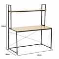 Inart Gafeio Rafiera Metalliko Xulino Mavro Natural 120X60X138 6-50-470-0007