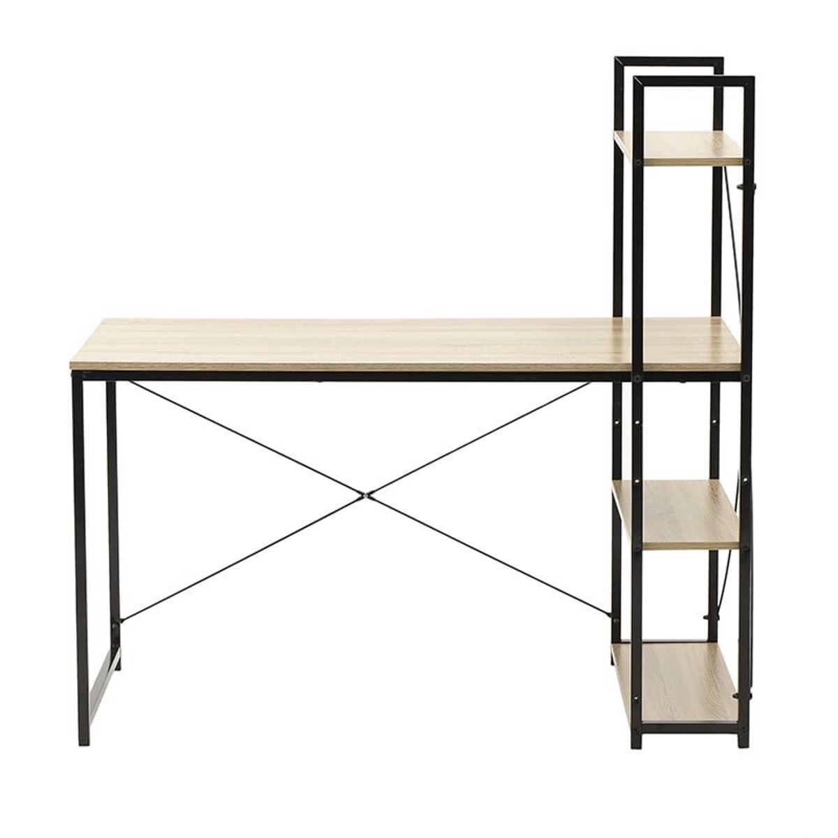 Inart Gafeio Rafiera Metalliko Xulino Mavro Natural 120X64X120 6-50-470-0015