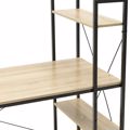 Inart Gafeio Rafiera Metalliko Xulino Mavro Natural 120X64X120 6-50-470-0015
