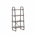 Inart Rafiera Metalliki/Xulini Mavri/Fusiki 60x36x120cm (Megthos: Medium)