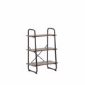 Inart Rafiera Metalliki/Xulini Mavri/Fusiki 60x36x90cm (Megthos: Small)