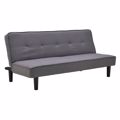 Inart Kanapes/Krebati ufasmatino Moka 179X85X79 (179X103X38) 6-50-647-0003