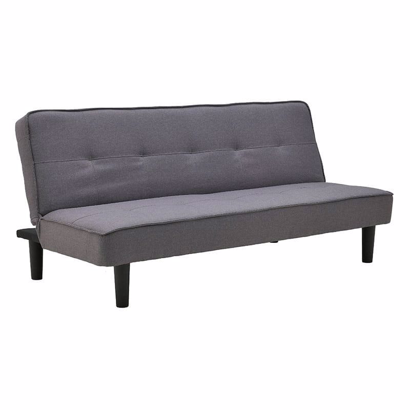 Inart Kanapes/Krebati ufasmatino Moka 179X85X79 (179X103X38) 6-50-647-0003