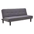 Inart Kanapes/Krebati ufasmatino Moka 179X85X79 (179X103X38) 6-50-647-0003