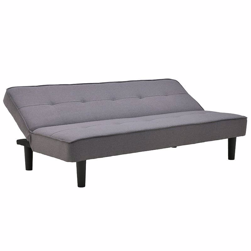 Inart Kanapes/Krebati ufasmatino Moka 179X85X79 (179X103X38) 6-50-647-0003