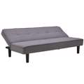 Inart Kanapes/Krebati ufasmatino Moka 179X85X79 (179X103X38) 6-50-647-0003