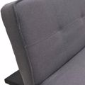 Inart Kanapes/Krebati ufasmatino Moka 179X85X79 (179X103X38) 6-50-647-0003