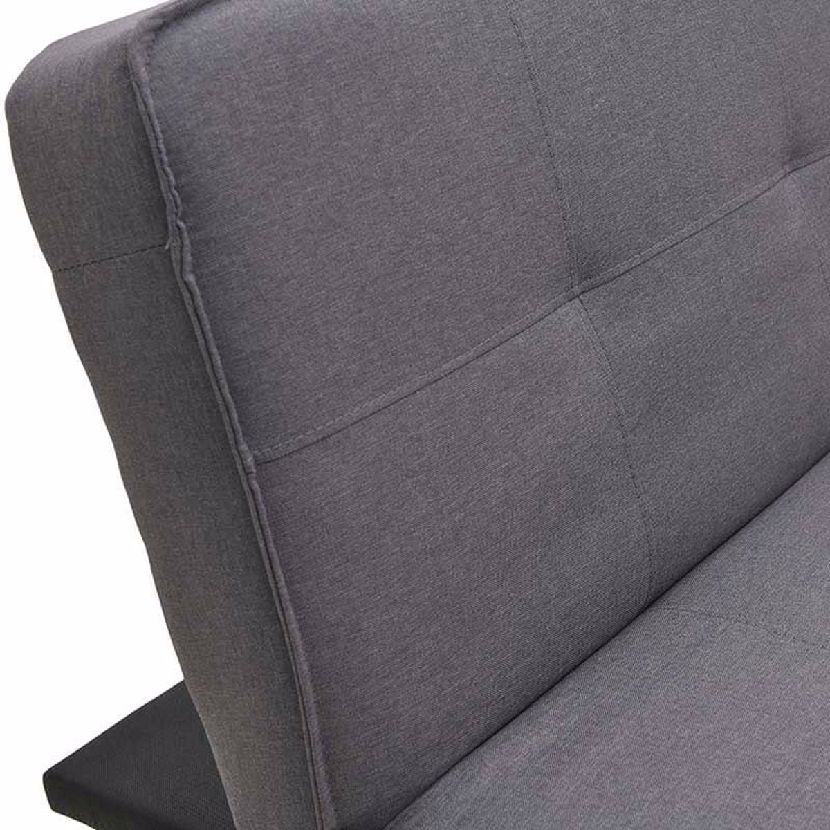 Inart Kanapes/Krebati ufasmatino Moka 179X85X79 (179X103X38) 6-50-647-0003