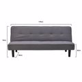 Inart Kanapes/Krebati ufasmatino Moka 179X85X79 (179X103X38) 6-50-647-0003