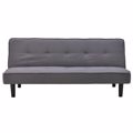 Inart Kanapes/Krebati ufasmatino Moka 179X85X79 (179X103X38) 6-50-647-0003
