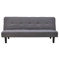 Inart Kanapes/Krebati ufasmatino Moka 179X85X79 (179X103X38) 6-50-647-0003