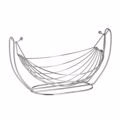Inart Froutiera Kremasti Metalliki Asimi 30X22X17 6-60-373-0028