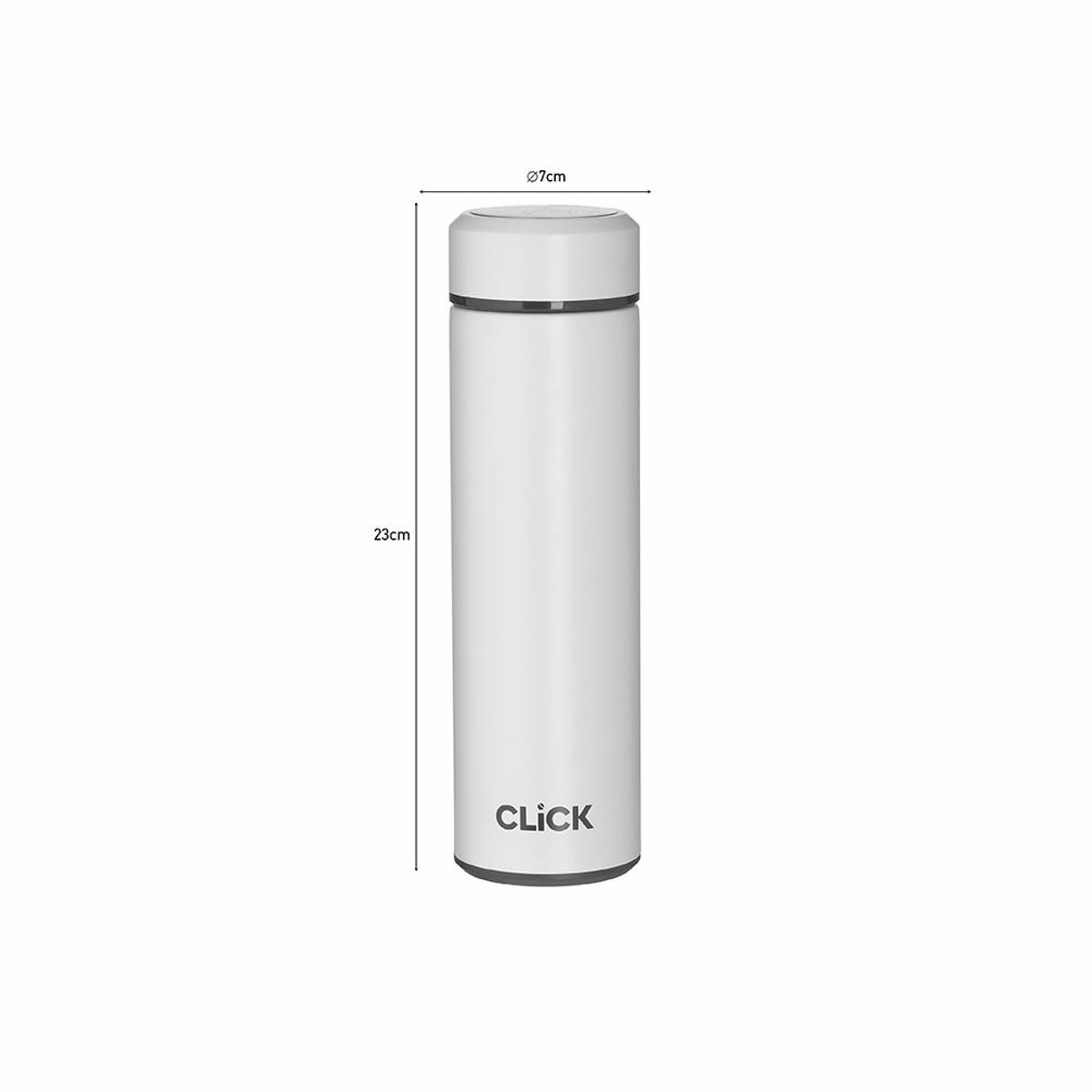 Click Thermos Metallikos Roz 450ml F7x23cm 6-60-624-0001
