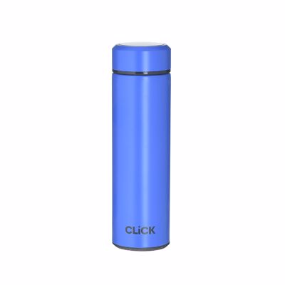 Click Θερμός Μεταλλικός Μπλε 450ml Φ7x23cm 6-60-624-0002
