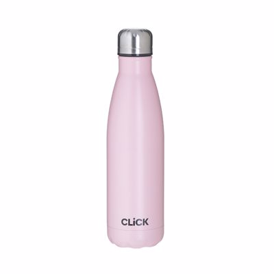 Click Θερμός Μεταλλικός Ροζ 500ml Φ7x27cm 6-60-624-0006