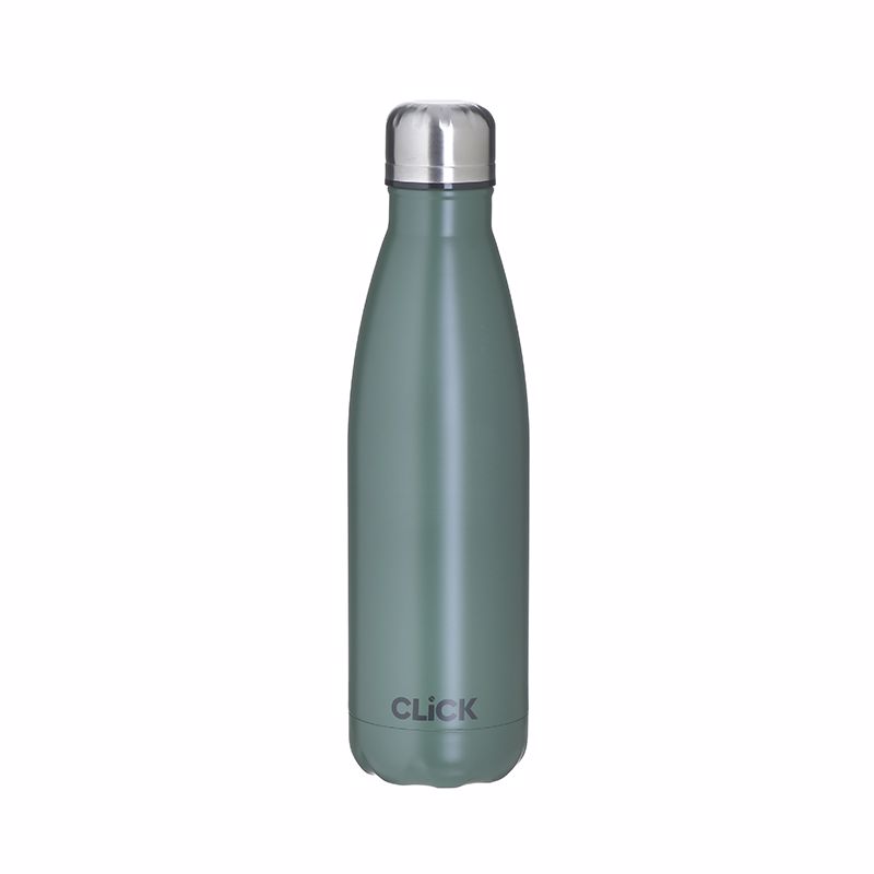 Click Thermos Metallikos se Skouro Prasino 500ml F7x27cm 6-60-624-0010