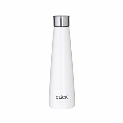 Click Θερμός Μεταλλικός Λευκός 450ml Φ7x25cm 6-60-624-0013