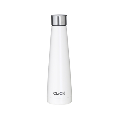 Click Θερμός Μεταλλικός Λευκός 450ml Φ7x25cm 6-60-624-0013